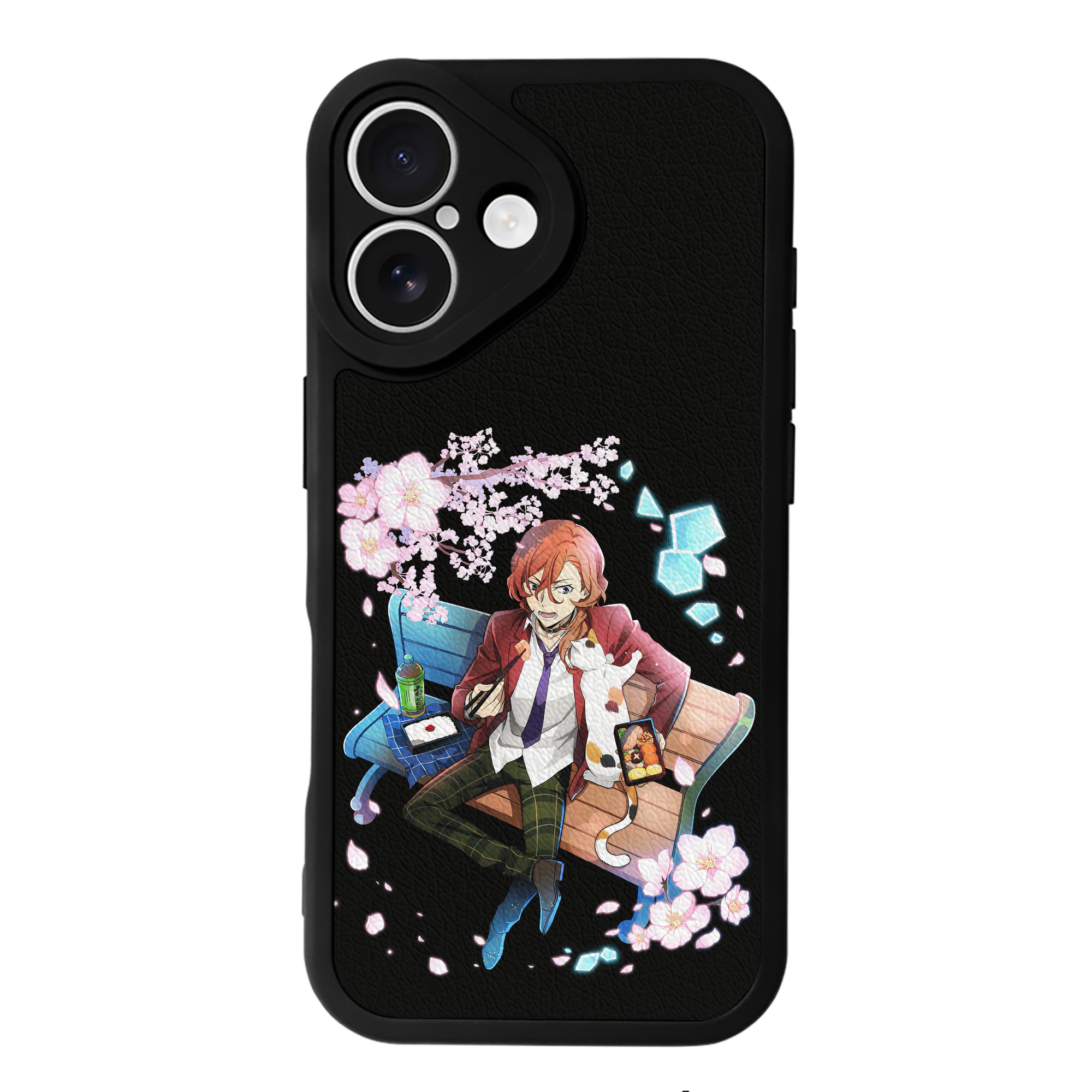 （画像用） 文豪ストレイドッグス Bungo Stray Dogs 【iPhone 16シリーズ対応】シリコンスマホケース（レザー調） 材質：シリコン